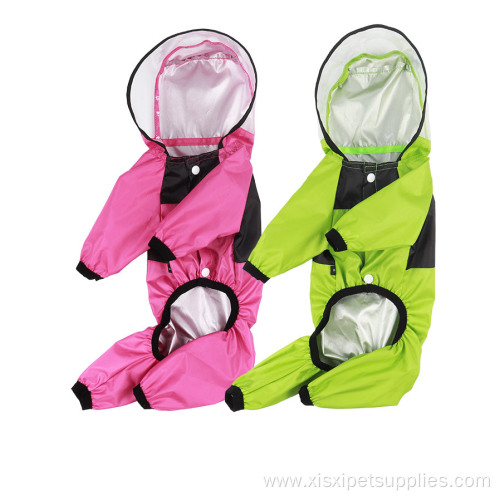 Raincoat Outdoor Waterproof Dog Clothes Pet Puppy Feet